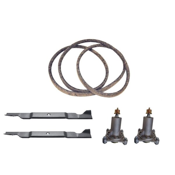 Aic Replacement Parts Rebuild Kit for Ariens 42 Deck Spindles 21546238 Belt 21546422 Blades 197253 KT-LAE40-0067 - main